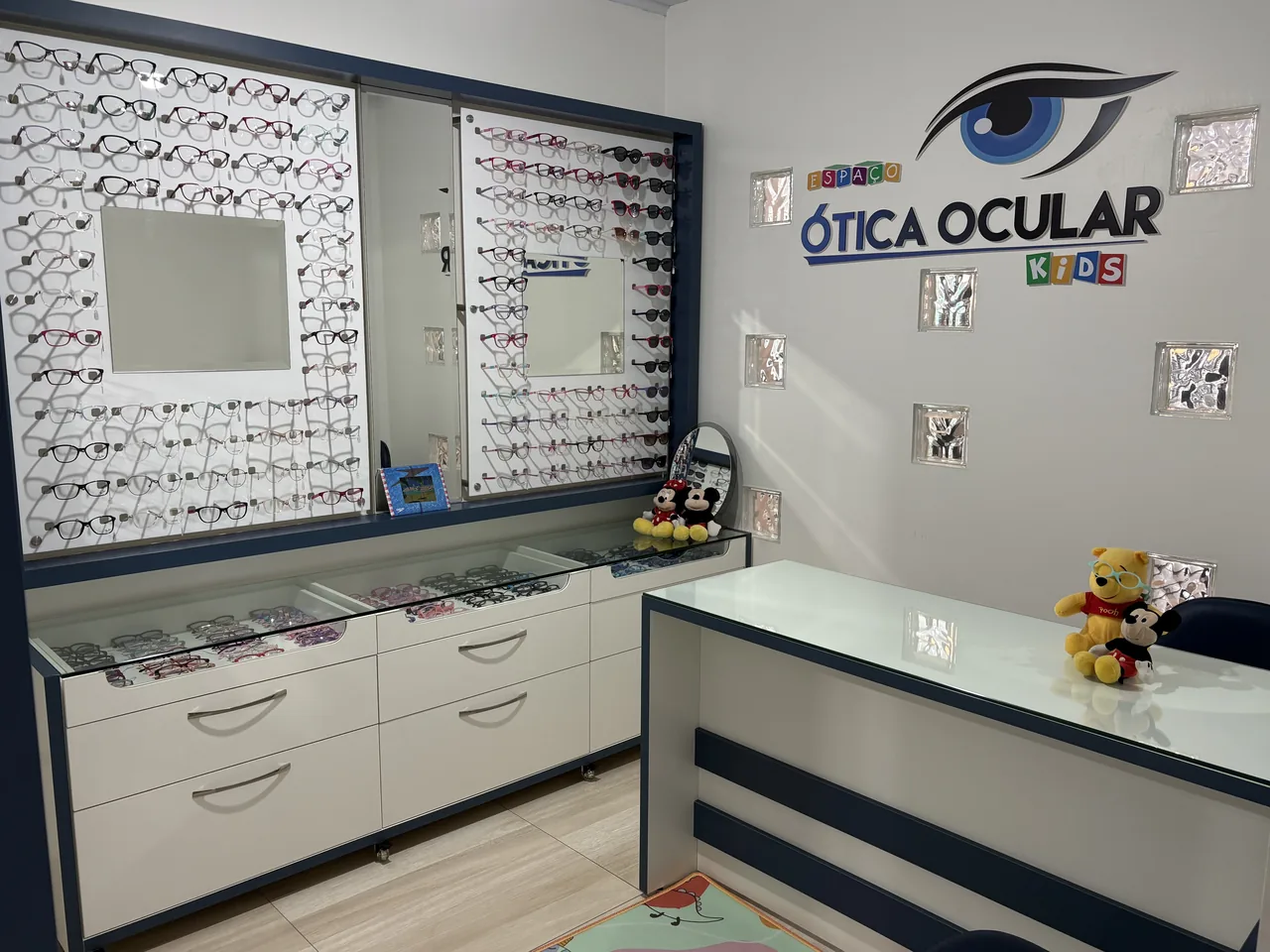 Área Kids da Ótica Ocular